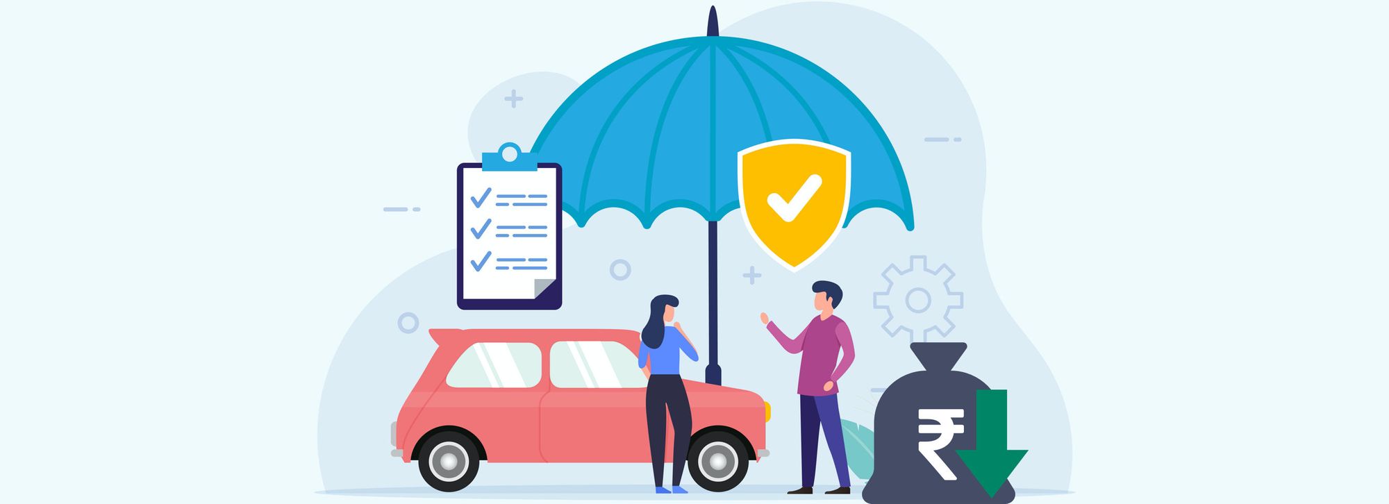 Fleet insurance savings illustration showing how driver safety training reduces risks and insurance costs.