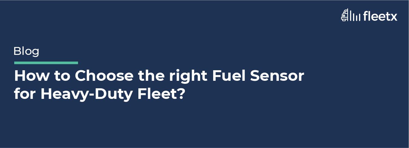Capacitive fuel sensor installed in a heavy-duty truck tank with real-time fuel level data on fleet management dashboard